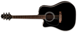 Takamine Legacy EF341SC Black Left Handed 6-String Acoustic Electric Guitar 2022